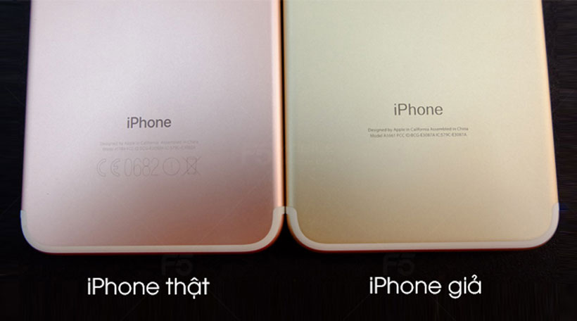 Cách nhận biết iPhone 7 Plus bị thay vỏ