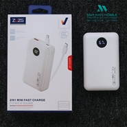 Sạc dự phòng liền dây ZUZG 20.000mAh mini C005P